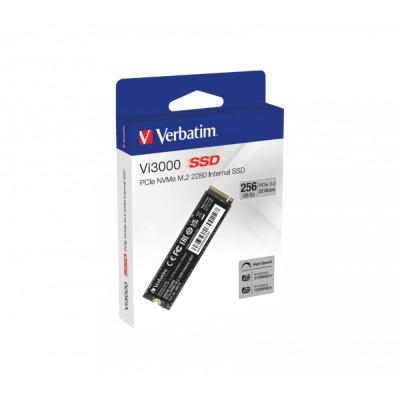 Verbatim Vi3000 PCIe NVMe M2 SSD 256GB (49373), накопитель SSD