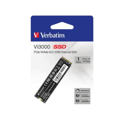 Verbatim VI3000 PCIe NVMe M.2 SSD 1TB, 49375 твердотельный накопитель