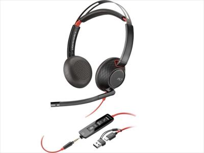 POLY 8X231A6 Poli slušalice Plantronics Blackwire C5220 sa mikrofonom USB Type-C 1X3.5Mm / USB-C/A adapter