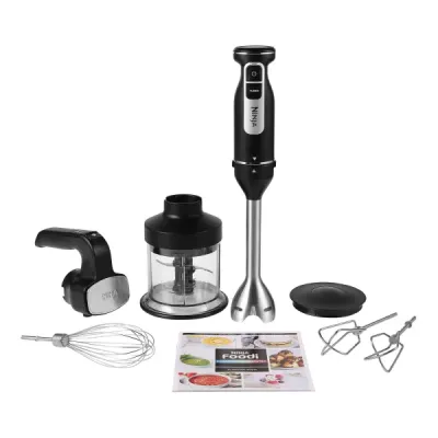 Ninja Foodi 3-in-1 погружной блендер, миксер и измельчитель, 850W, чёрный