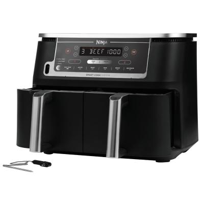 Ninja AF451EU аэрогриль, двойная корзина, 9.5L, 2470W, чёрный