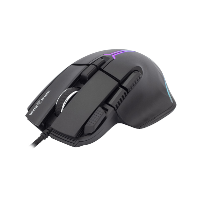 Mouse White Shark MARROK 12000DPI/9D/1000Hz Polling/RGB/Black