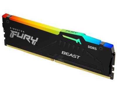 Kingston KF560C36BBE2A-32 FURY Beast DIMM DDR5 RAM 32GB 6000MT/s, Black RGB EXPO