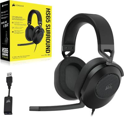 Corsair HS65 Surround Slušalice žične CA-9011270-EU gaming, Crna