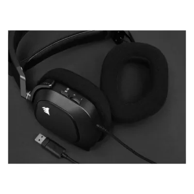 Corsair CA-9011237 HS80 wired headphones USB, black