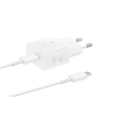 Домашнее зарядное устройство Samsung EP-T2510-XWE 25W с кабелем белый