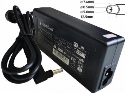 Gembird NPA65-195-3340 Punjač za laptop 65W-19.5V-3.34A 7.4x5.0mm black, Black