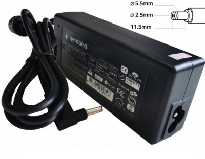 Gembird NPA90-190-4740 Punjač za laptop 90W-19V-4.74A 5.5x2.5mm