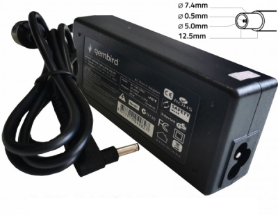 Gembird NPA90-195-4620 Punjač za laptop 90W-19.5V-4.62A 7.4x5.0mm