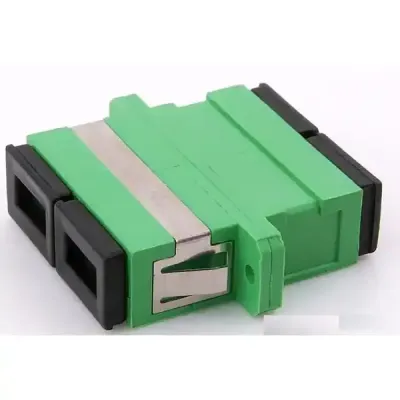 Netiks Optički adapter SC-APC/SC-APC Singlemode Fiber Duplex, Zeleni
