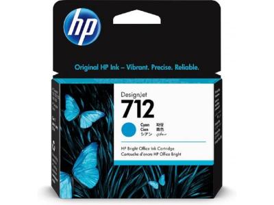 HP 712 29-ml Cyan DesignJet Ink Cartridge 3ED67A Kertridž
