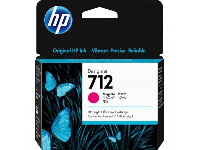 HP HP 712 29-ml Magenta DesignJet Ink Cartridge 3ED68A Kertridž, Magenta