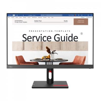 LENOVO Monitor 24 LN S24i-30, 23.8", IPS, FHD, HDMI, VGA3Y, 63DEKAT3EU, Crni