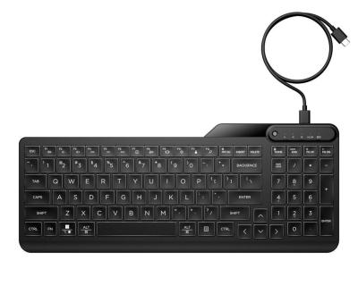 HP 400 Tastatura sa pozadinskim osvetljenjem žičana, Crna