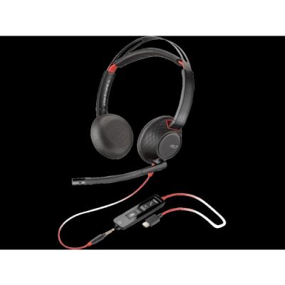 HP Slušalice Poly BW 5220 USB-C HS +3.5mmP +USB-C 8X231AA A, Crne