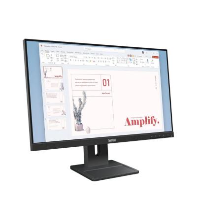 Lenovo 64BAMAT1EU Monitor ThinkVision E24-40 Raven Black 23.8″ 1920x1080 FHD IPS 100 Hz, Crni