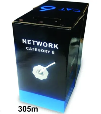 Gembird UPC-6004-Bor UTP Kabl cat.6e PP, Beli