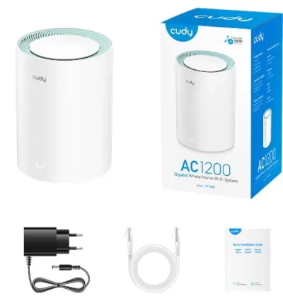 Cudy WR300 Ruter + M1300 AC1200 Wi-Fi Set, Beli