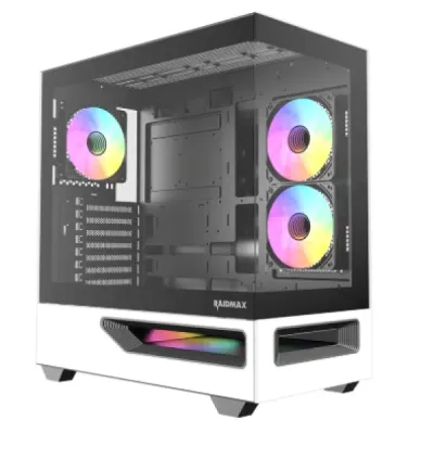 DSC Ryzen 7 7700X Gaming računar 32GB M.2 2TB RTX 5070 12GB 750W, Crno-beli