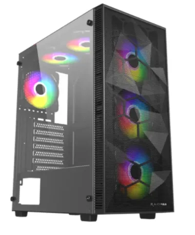Dsc Ryzen 7 5700 Gaming računar 16GB M.2 1TB RTX 5060 8GB 650W, Crni