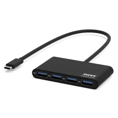 Port Designs концентратор USB-C 4x USB-A 3.0