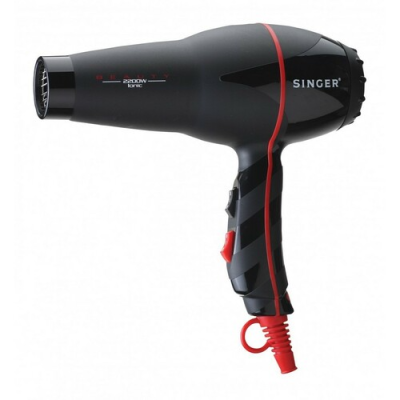 SINGER BEAUTY Fen za kosu 2200W IONIC, Crni
