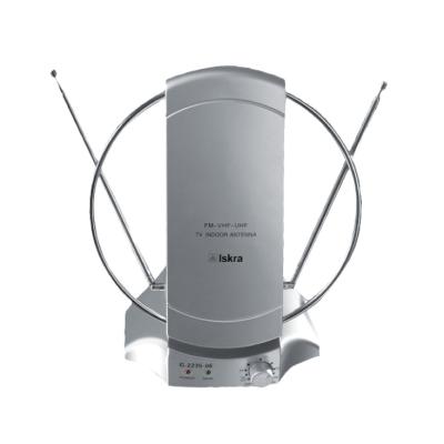 Iskra G2235-06 Antena sobna sa pojačalom UHF/VHF, Srebrna