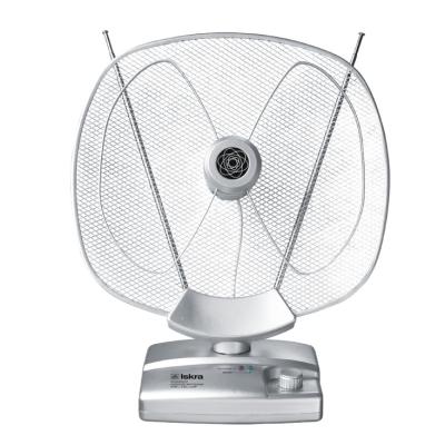 Iskra G2235-07 Antena sobna sa pojačalom UHF/VHF, Srebrna