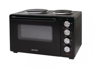 Мини электрический Gorenje OM30GBX ширина 55см/2x электрическая конфорка