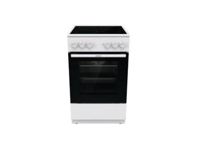 Electric Stove Gorenje GEC5A41WG width 50cm/ceramic hob/fan oven