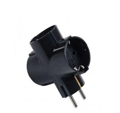 Triple Splitter Commel (c6338-4) Black