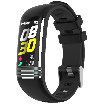 Meanit M10 Pametni sat termo sport termometar, Crni