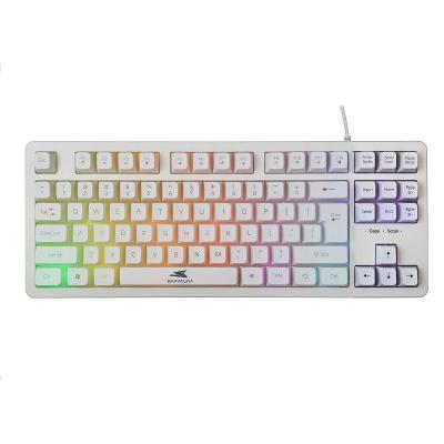 Keyboard Baracuda KRILL 87/Membrane/RGB/White/US
