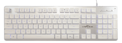 Keyboard White Shark GK 003241 TACHI White membrane US
