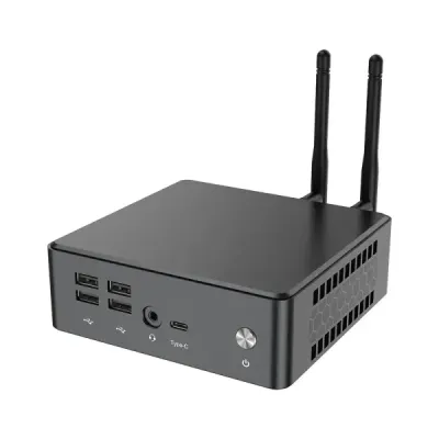 Zeus MPI12 мини-компьютер Intel i3-1220P, 16GB DDR4, 512GB SSD, LAN Dual Wi‑Fi Bluetooth HDMI DisplayPort, чёрный
