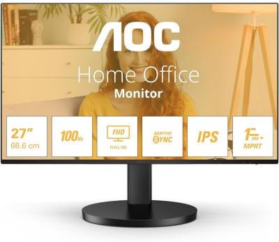 AOC 27B3HA2 Monitor 27" 1920x1080 IPS 100Hz 1ms, Crni
