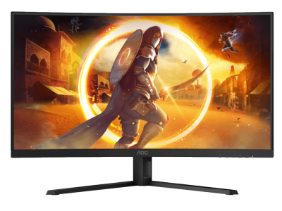 AOC CQ32G4VE Gaming Monitor 31.5" VA 2560x1440 180Hz 1ms GtG HDMIx2 DP Adaptive sync VESA, Crna