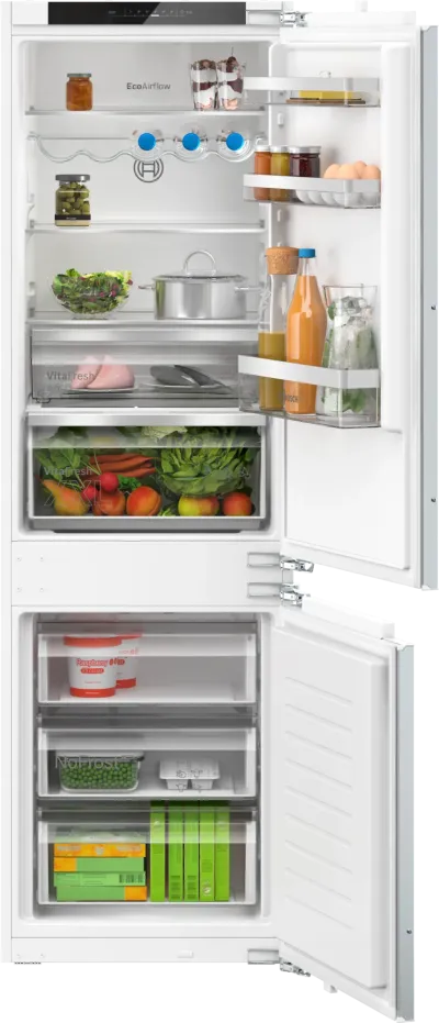 Bosch KIN86VFE0 встраиваемый холодильник с морозильной камерой, белый