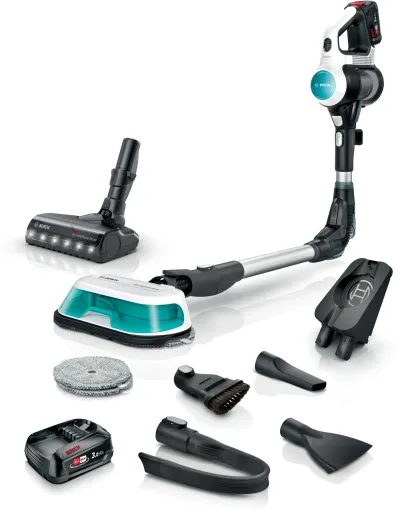 Bosch BCS712HYG5 Štapni usisivač 2u1 Akumulatorski 18V 3 nivoa snage, Beli