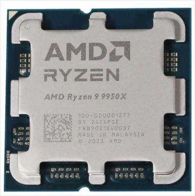 AMD Amd Ryzen 9 9950X Procesor 16 јezgara 5.7Ghz 80Mb sa Amd Radeon grafikom S.Am5 100-000001277 ležište