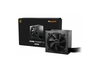 Be Quiet! Pure Power 12 Napajanje 650W BP002EU ATX3.1, Zlatne boje