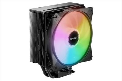 Be Quiet! Bk040 Hladnjak za procesor Pure Rock 3 Lk 4 toplotne cevi 6 mm Light Vings Lk 120 mm Argb Pvm ventilator Tdp 190 V, Crni
