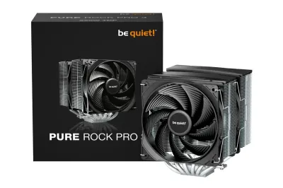 Be Quiet! Pure Rock PRO 3 BK041 кулер для процессора, AM4 AM5 1200 1700, TDP 250W