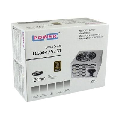 LC-Power LC500-12 V2.31 Jedinica za napajanje 80 PLUS bronza aktivni PFC 1kPCIe, Siva