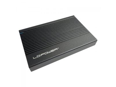 LC-Power LC-25U3-C HDD rack 2.5'' SATA USB3.2 Gen2x1 USB-C, Crni