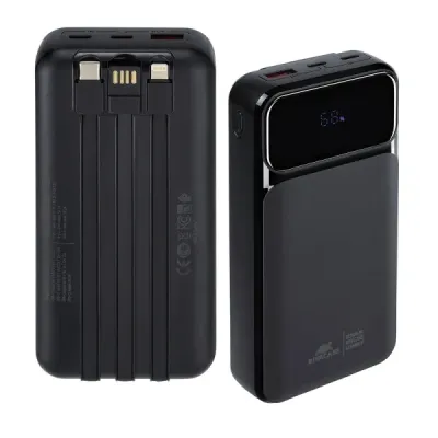 Chieftec Rivacase VVA2221 внешний аккумулятор, 20000 mAh, чёрный