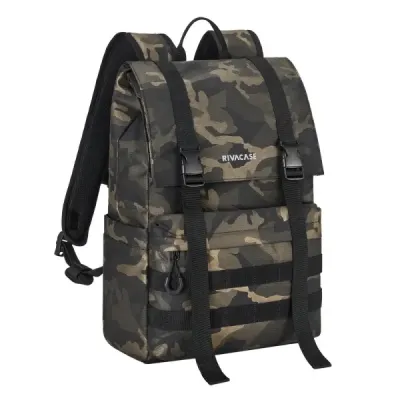 Rivacase Sherwood Rolltop 7621 Torba za Laptop 15.6", Braon Camo