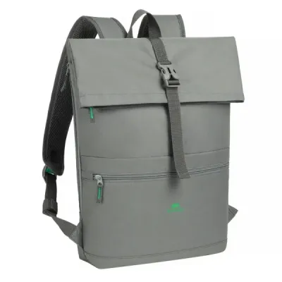 Rivacase Gremio Eco Rolltop 5567 laptop backpack for 15", grey
