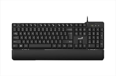 Клавиатура Genius KB-100XP US/подставка для ладоней