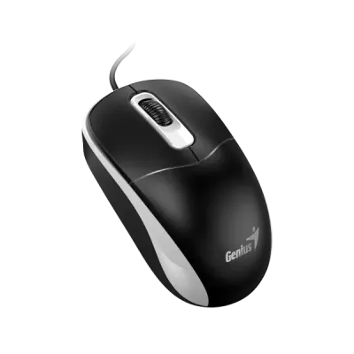 Genius DX-111 Miš Žični USB Optički 1200dpi, Crno-beli